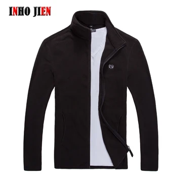 

Brand Clothing Jacket Men Fashion Cotton Mens Spring Jackets Fleece Casual Slim Fit Stand Collor Men's Coats Jaqueta Masculina