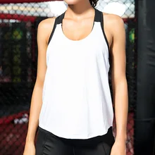 Йога Топы Для женщин сексуальный для спортзала спортивный жилет Фитнес свободные женские Костюмы рукавов летние рубашки быстросохнущая майка без рукавов для йоги