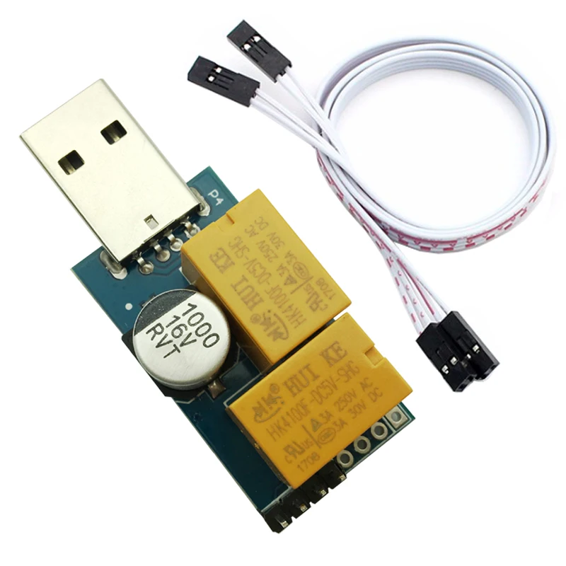 Usb Watchdog Timer Modulo Della Scheda Di Riavvio Automatico Ip Orologio Elettronico Del Cane 2 Timer Di Riavviare Il Sistema Lan Per L'Industria Mine