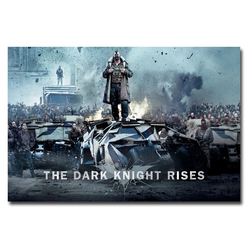 Batman Joker The Dark Knight Rises Art Silk Poster Print 13x20 24x36 inch Superheroes Movie Picture for Room Wall Decoration 048 | Дом и сад
