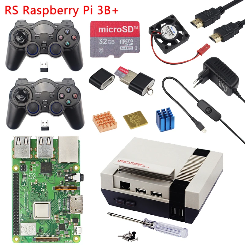 Raspberry Pi 3 Model B ABS чехол черная коробка пластиковая крышка корпус совместимый Raspberry Pi 3 Model B+/3B/2B чехол