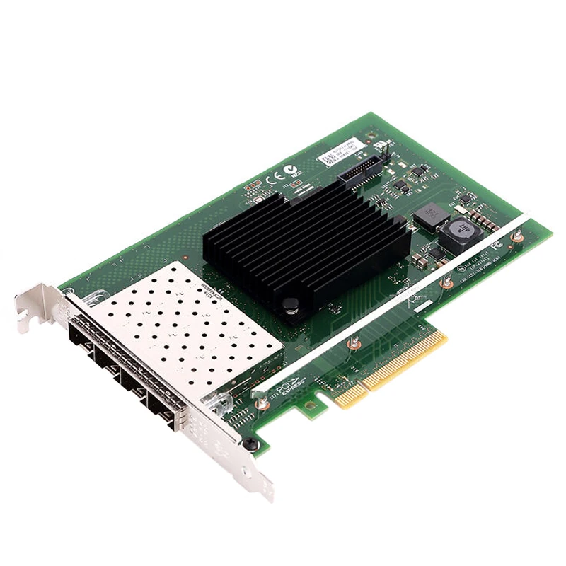 Сетевой адаптер RaidStorage intel Ethernet с интерфейсом стандарта 4 порта SFP + 10 Гб iSCSI NFS DDJKY