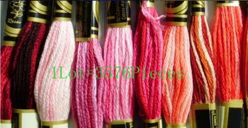 

The Latest New Cross Stitch Thread 1Lot=3576Pieces Similar DMC Thread Cross Stitch Floss, Skein Free Shipping