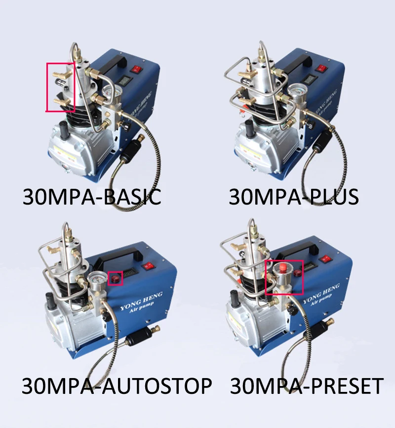 30MPA 300 бар 4500PSI высокого давления Электрический компрессор воздушный насос 40л/мин для пневматического ружья акваланга винтовки PCP Надувное