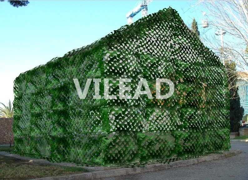 VILEAD 2x6 м Камуфляж для джунглей сетка зеленая цифровая камуфляжная сетка для снайпера кемпинга оформление вечеринки наружное укрытие от солнца