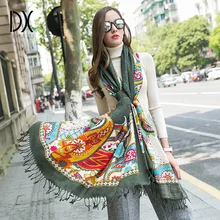 2010 Новые модные зимние шарфы, шерстяной шарф-кольцо, Женский Модный Чистый теплый зимний шарф унисекс с воротником, хиджаб, бандана, пончо