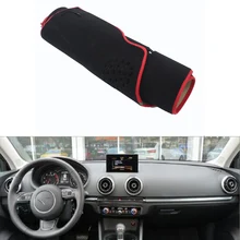 Приспособление для автомобиля для Audi A3- приборной панели автомобиля Избегайте свет Pad инструмент крышка платформы стол коврик силиконовый нескользящий задней поверхности