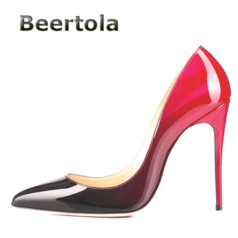 two tone high heels