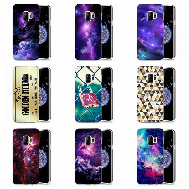 TPU Case For Samsung Galaxy S7 edge S9 Plus A3 A5 2016 2017 prime J1 J2 J3 J5 J7 Colorful Soft Cover Back Fundas C130 |