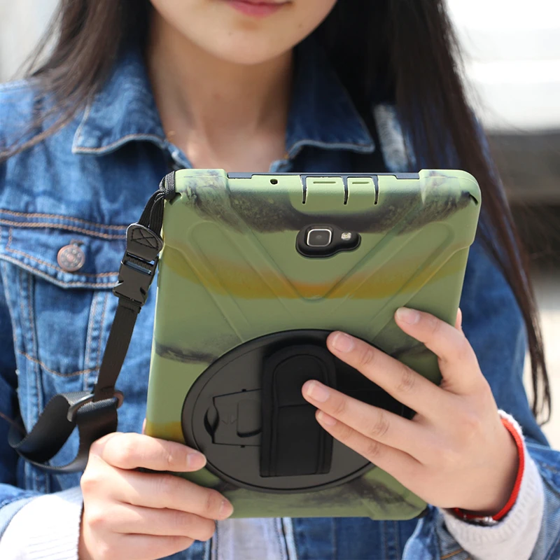 Чехол с плечевым и ручным ремешком для Samsung Galaxy Tab A 10 1 дюйма Φ P585 задняя крышка