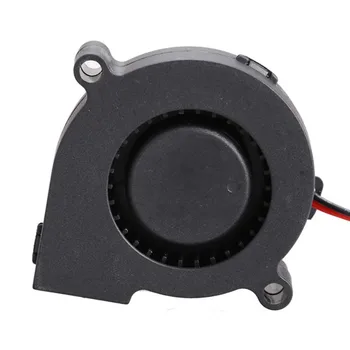 

New Hot Black Brushless DC Cooling Blower Fan 2 Wires 5015S 12V 0.14A 50x15mm High Quality