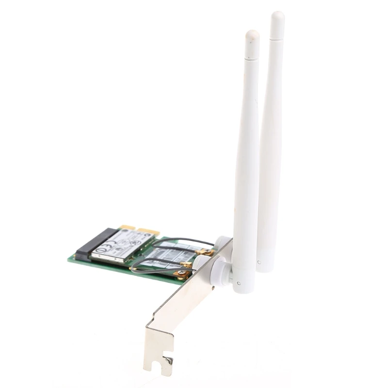 Высокое качество AR9281 Настольный wifi WLAN карта беспроводной wifi PCI-E карта адаптер 300 м двойная несъемная антенна