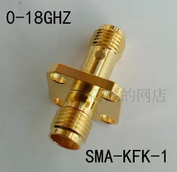 

SMA-kfk radio frequency adapter SMA double negative SMA-kkf connector 18G flanged adapter