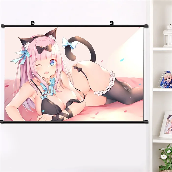 Японское аниме Kaguya-sama: Love Is War Shinomiya Kaguya настенный Свиток Плакат манга настенные подвесные плакаты украшение дома 40*60 см - Цвет: S
