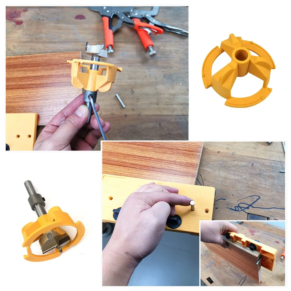 1Set 35MM Cup Style Hinge Boring Jig Drill Guide Set Door Hole Template For Kreg Tool Carpentry Tools Woodworking Accessories B2 1Set 35MM Cup Style Hinge Boring Jig Drill Guide Set Door Hole Template For Kreg Tool Carpentry Tools Woodworking Accessories B2