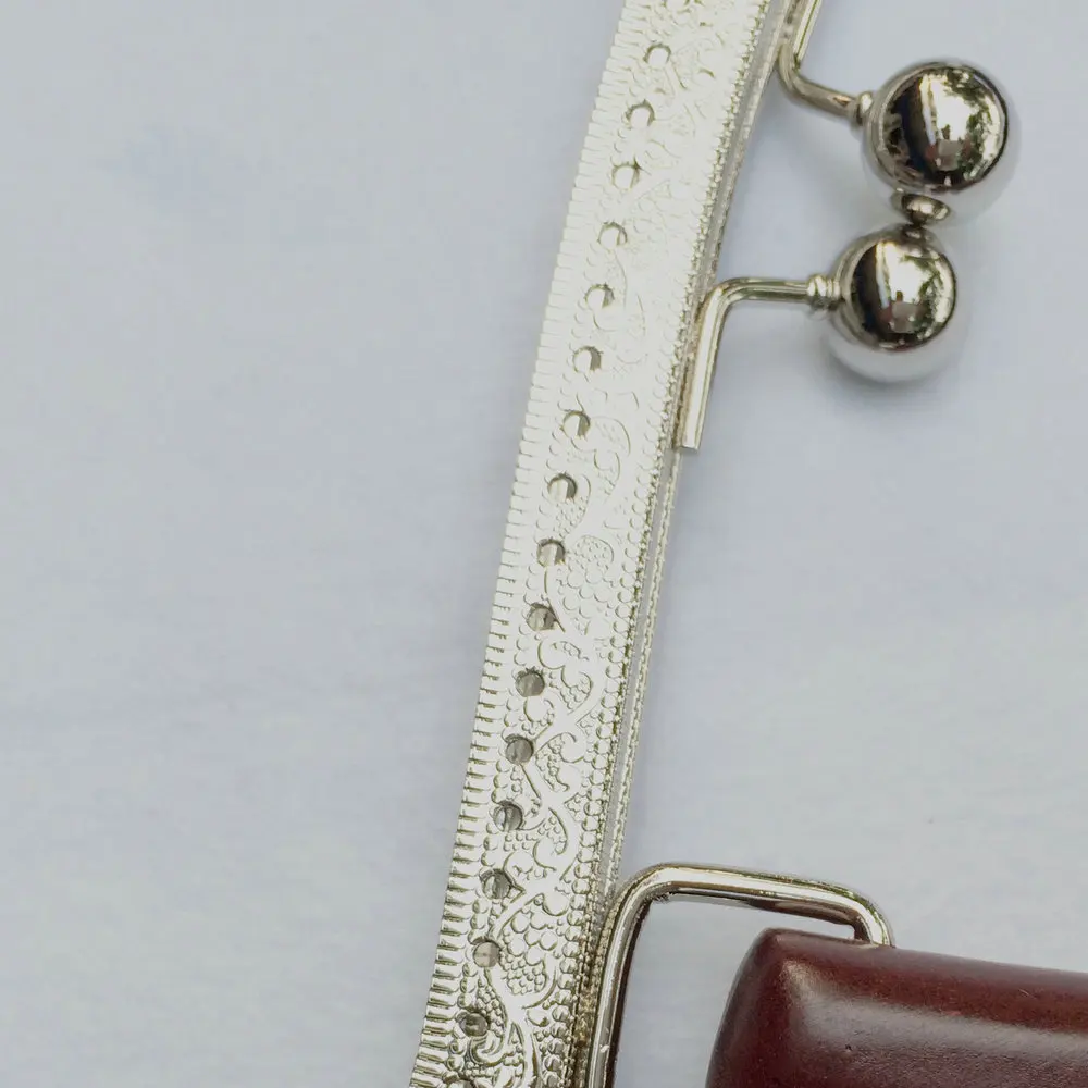 silver Metal Purse frame Kiss Clasp DIY accessories Coin Purse  antique brass