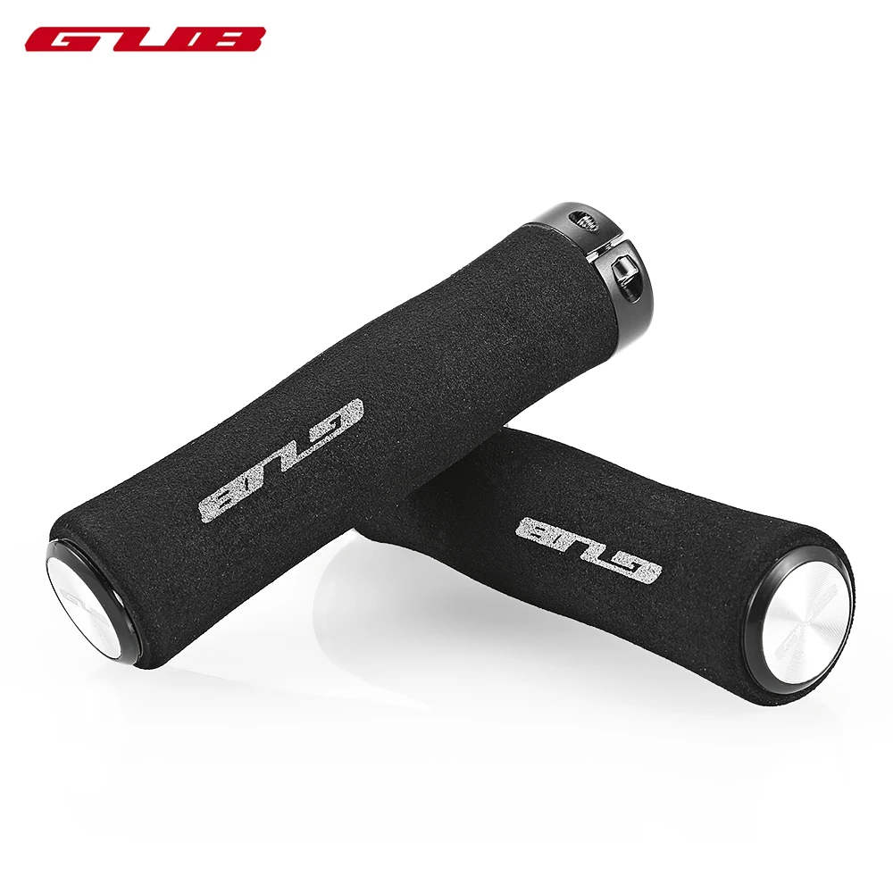 Foam Lock-On Mountain Bicycle Bike Cycle Handlebar Grips Green w//gold rings