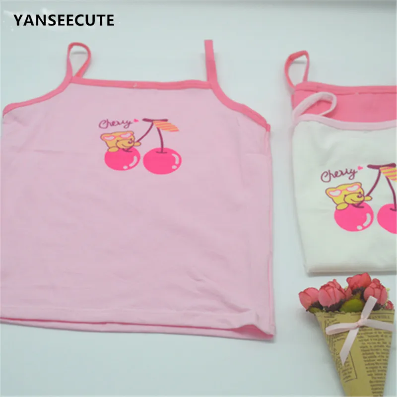 

Tops for girls children Tanks kids underwear model camisoles tank top girls tank tops 2017 New camisoles 1 pcs/lot A5012-1P