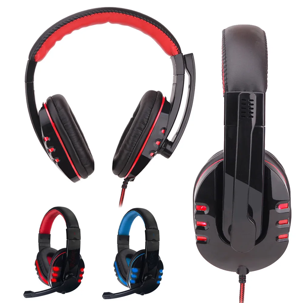 Cheapest Earphones Stereo Gaming Headset Headband Headphone USB 3.5mm