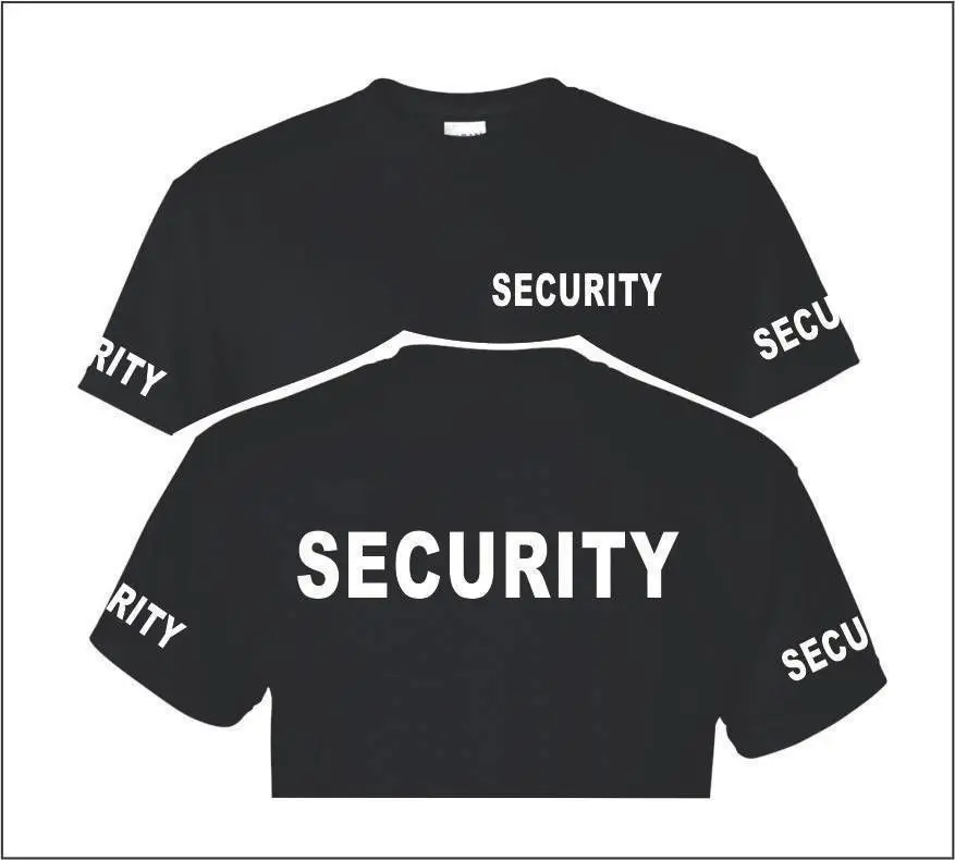

Summer SECURITY POLICE TShirt Custom Screen Printed On Front ,Back ,Sleeves Plus Size S - 3XL Shirts Cotton Army Polices T-Shirt
