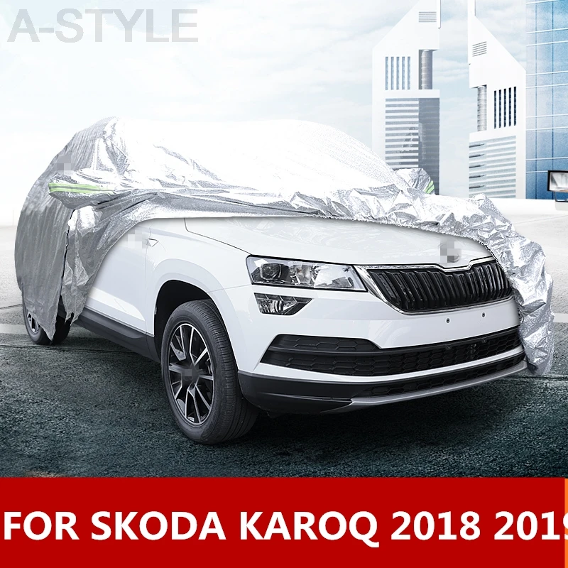 Автомобильные чехлы для SKODA KAROQ 2018 19 пылезащитный автомобильный чехол