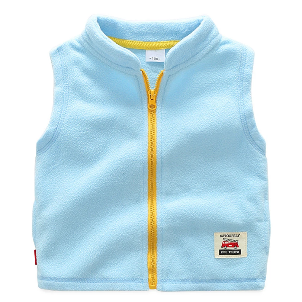 Babyinstar Autumn New Arrival Boy's Casual Vest Sleeveless Zipper Soft Wear Children's Clothing Fleece Kids Waistcost