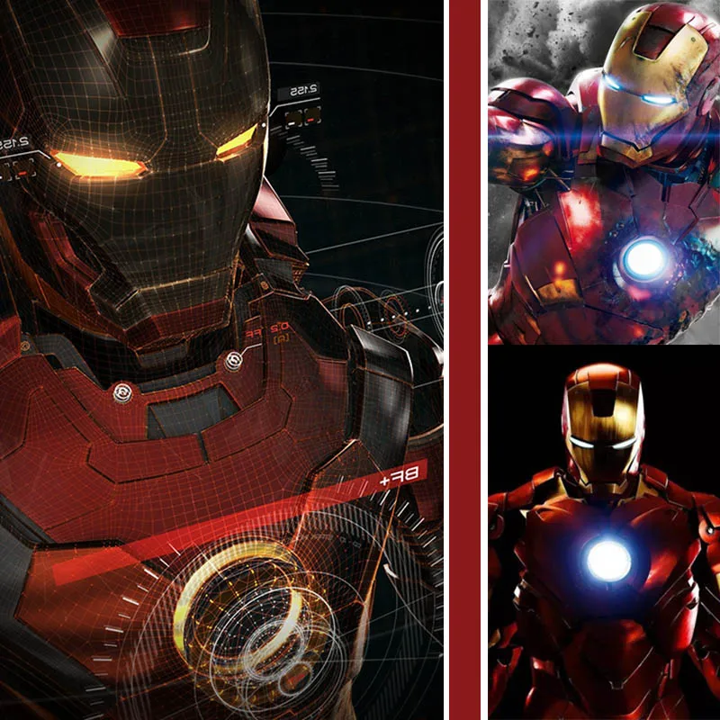 Полная квадратная алмазная живопись 5D сделай сам с принтами &quotMarvel&quot