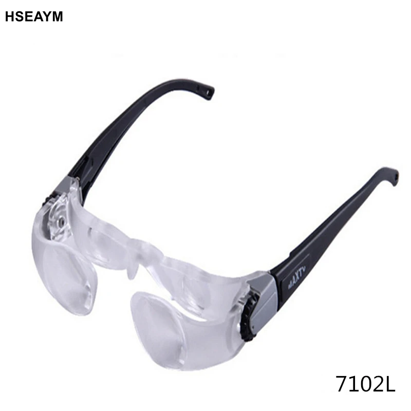 HSEAYM 2.1X Diopter +3 Foldable 300 Degrees Presbyopic Glasses Watching