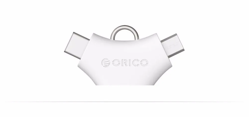 ORICO C1 двойной usb-кабель Порты и разъёмы Портативный Sync& Charge Micro B+ Тип-C кабель для передачи данных для Xiaomi huawei samsung с кольцом для ключей