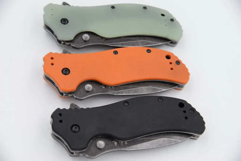 Складной нож ZT0350BW карманный с подшипником 0350 G10 тактический и ручкой походный