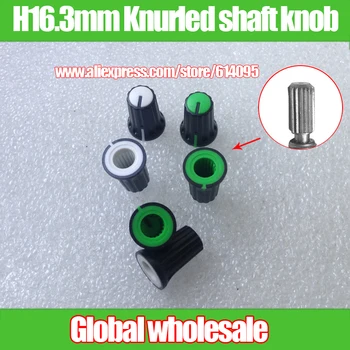 

60pcs Rotary potentiometer knurled shaft knob caps /148 Potentiometers Flower shaft knob / amplifier volume knobs 16.3mm*11.8mm
