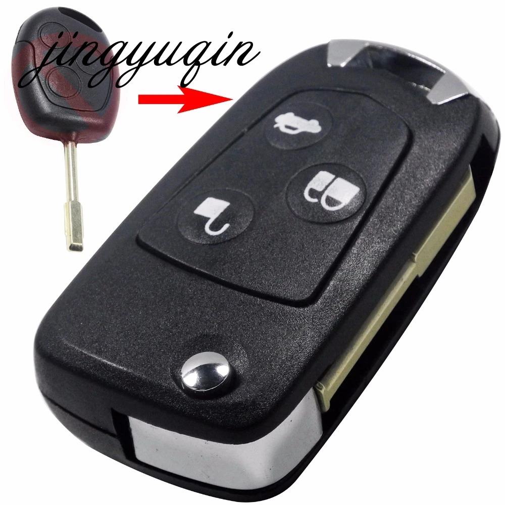 Keyyou 3 tasten modifizierte klappbare fernbedienung schlüssel hülle für  ford focus fiesta c-max s-max ka mondeo galaxy fob fall hu101 fo21 klinge -  AliExpress