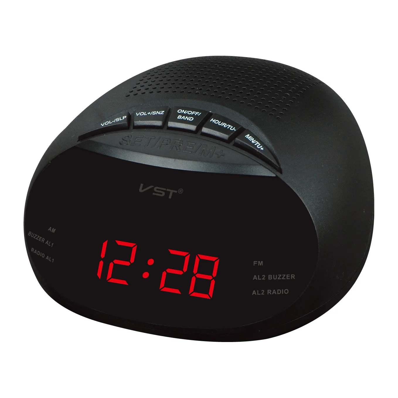 Digital Alarm Clock Radio Wake Up AM & FM Radio LED Display Desk Clocks