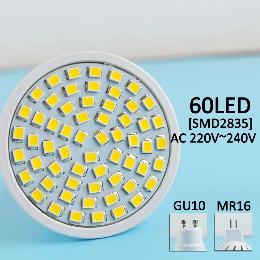 LED Spot Light MR16 GU10 E27 E14 LED Bulb 220V 110V 12V LED Lamp 5W 6W 8W Ampoule Bombillas Lampara Lampada LED Spotlight GU5.3
