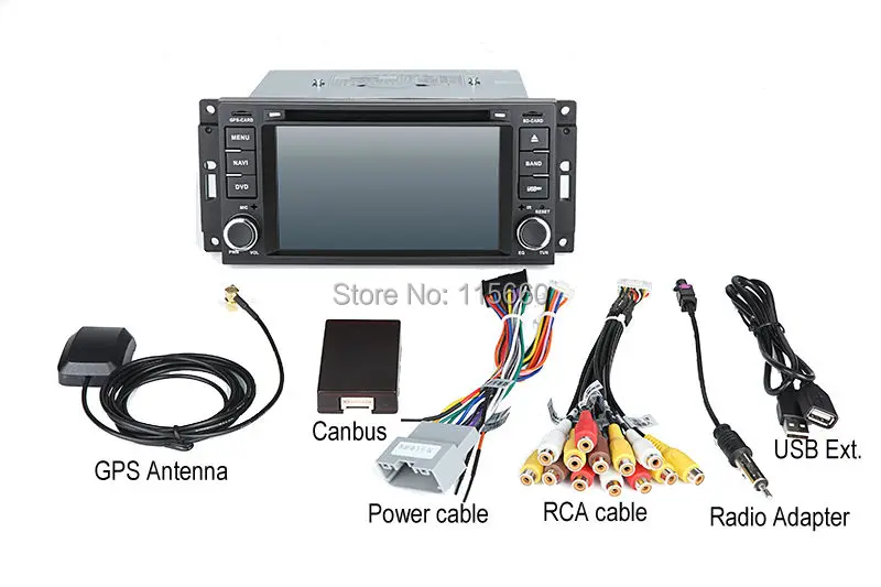 Cables for Jeep Dodge Chrysler Android