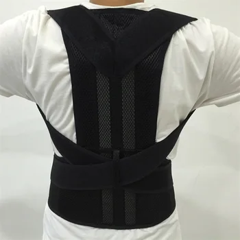 Breathable Mesh Health Care Products Orthopedic Posture Corrector Brace Shoulder Lower Back Support Belt for Women Men Plus Size