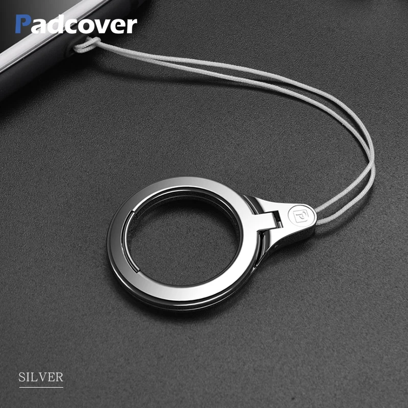 PADCOVER Висит Пряжка Кронштейн Простое Кольцо Держатель Мобильного Телефона Стенд
