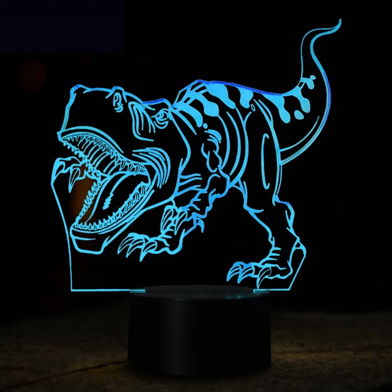 Luzes da Noite dinossauro 3d conduziu a lâmpada Tipo : Night Light