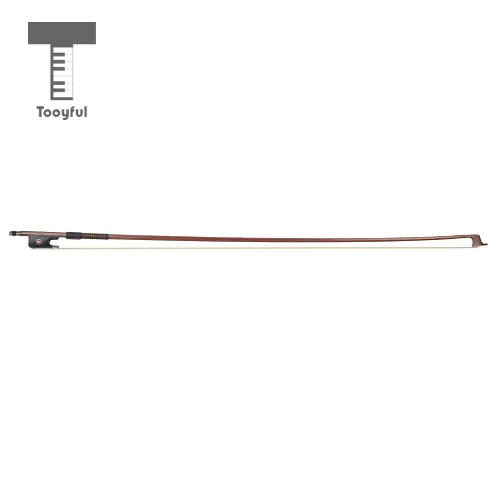 Viola Bow Brazilwood Stick Natural Horse Hair String Ebony Frog Good Sound
