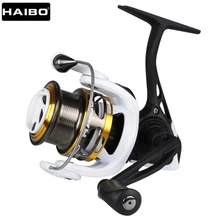 Спиннинговая катушка Haibo STEED 5,2: 1 8BB+ 1RB, полностью Металлическая Рыболовная катушка для морской рыбалки, серфинга, размер 1000, 2000, 3000, 4000