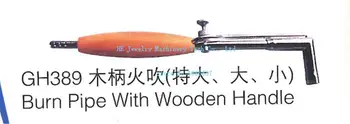 

burn pipe with wooden handle jewelry cutting welding Soldering torch small size