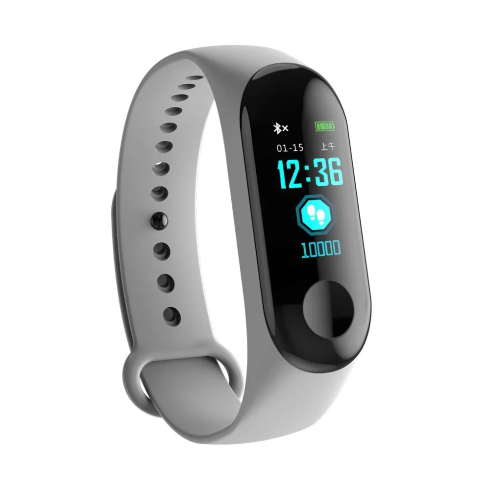 

Origina Band M3 Smart Wristband Fitness Bracelet M3 Band Band 3 Big Touch Screen OLED Message Heart Rate Time Smartband