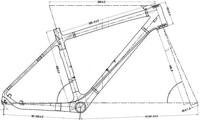 Excellent FLYXII Brand New Full Carbon UD Matt Mountain Bike MTB 26ER Bicycle Frame + Fork FR-223 0