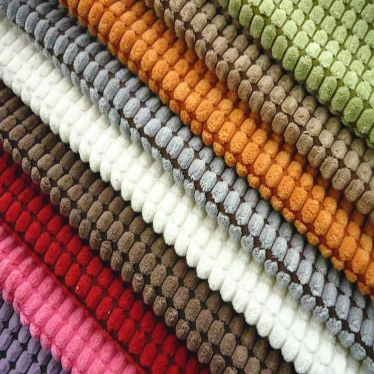 

Corn Kernels Fabric DIY Germent Cushion Toy Fabric Multi Colors Corduroy Fabric