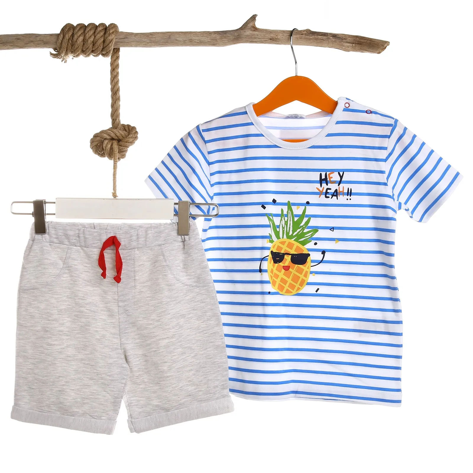 

ebebek Luggi Baby Boy Pineapple Tshirt Short
