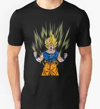 2016 New Men Fashion Dragon Ball Goku cartoon printed T-shirts High Quality T Shirts 100% Cotton Tops Tees New Tshirts