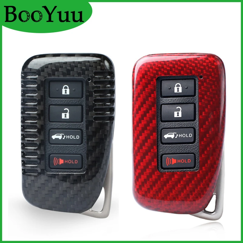 Booyuu Carbon Fiber 4 Button Remote Key Car Key Shell Key Case Key Cover For Lexus Es Gs Lx Rx Gx Is Es 2013 2018 Key Case For Car Aliexpress