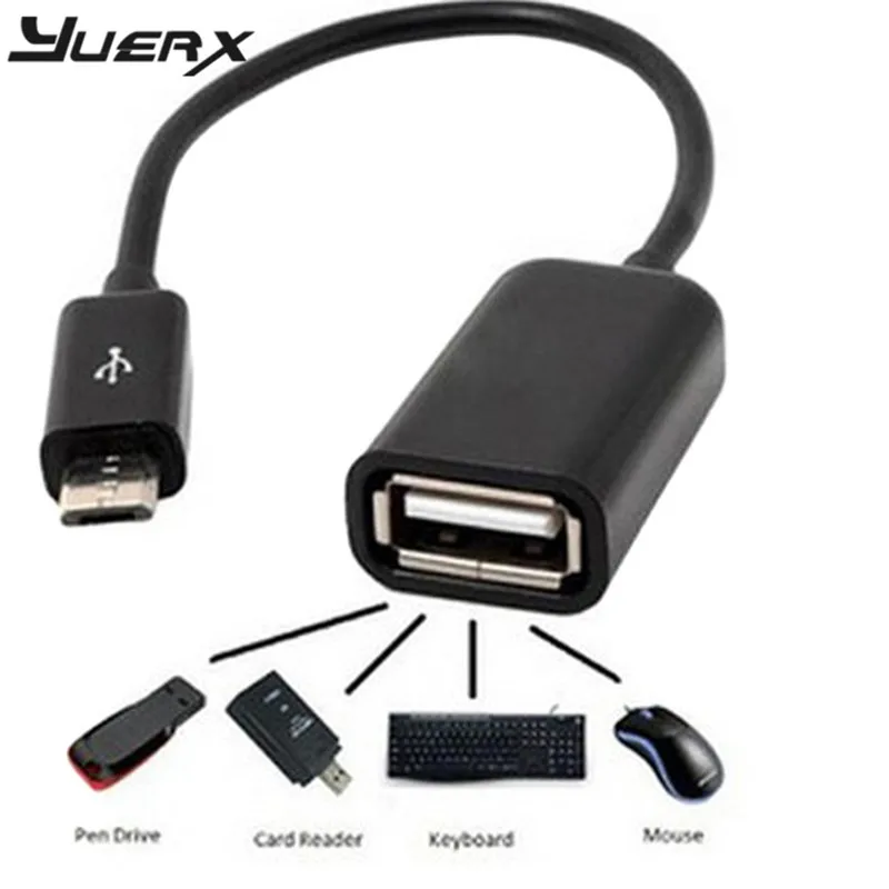 

Micro black USB OTG Cable Adapter For LG Samsung HTC Tablet Sony Android Tablet PC MP3/MP4 Smart Phone mini HDMI Cable