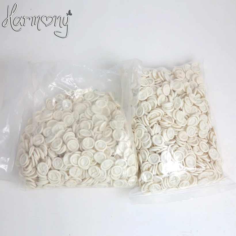 200pcs Safety Latex Heat Insulation Finger Protector Cots/Shields Antislip Antistatic Finger Tip for Keratin Hair Extensions