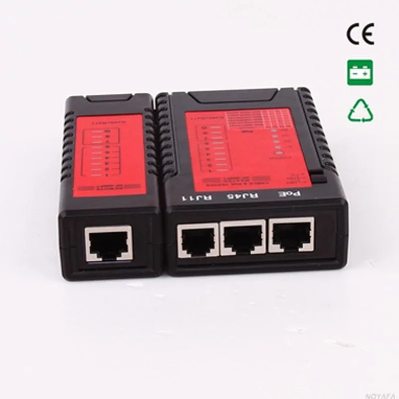  New NF-468PF Cable continuity testers POE Tester Check the RJ11& RJ45 Cable quickly Detect Automati